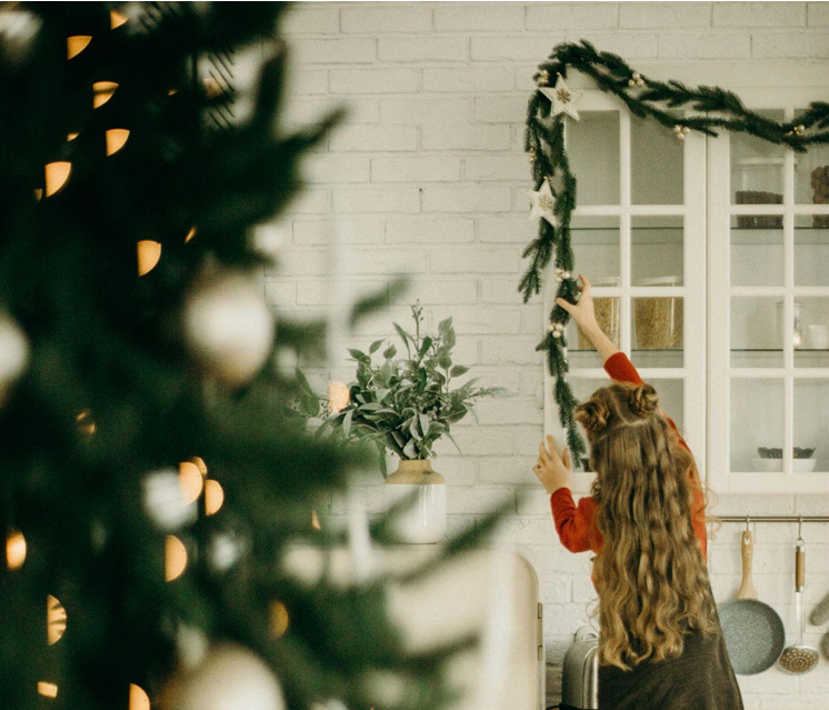 The Festive Spirit to Hospital Life with Full Artificial Christmas Trees and Lighted Star Tree Toppers